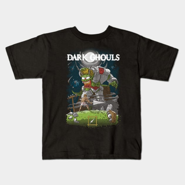 Dark Ghouls Kids T-Shirt by Moi Escudero